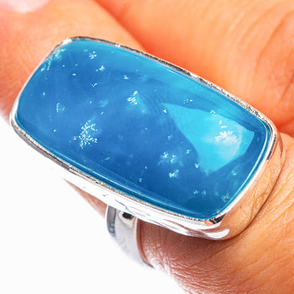 Large Smithsonite Ring Size 6.5 (925 Sterling Silver) R142358