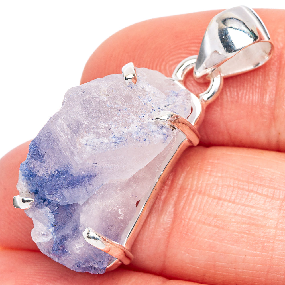 Rare Dumortierite Pendant 1 3/8" (925 Sterling Silver) P41545