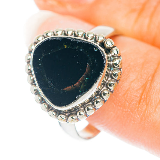 Watermelon Tourmaline Ring Size 6.75 (German Silver)