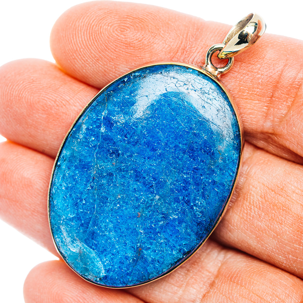 Apatite Pendant 2 1/8" (German Silver)