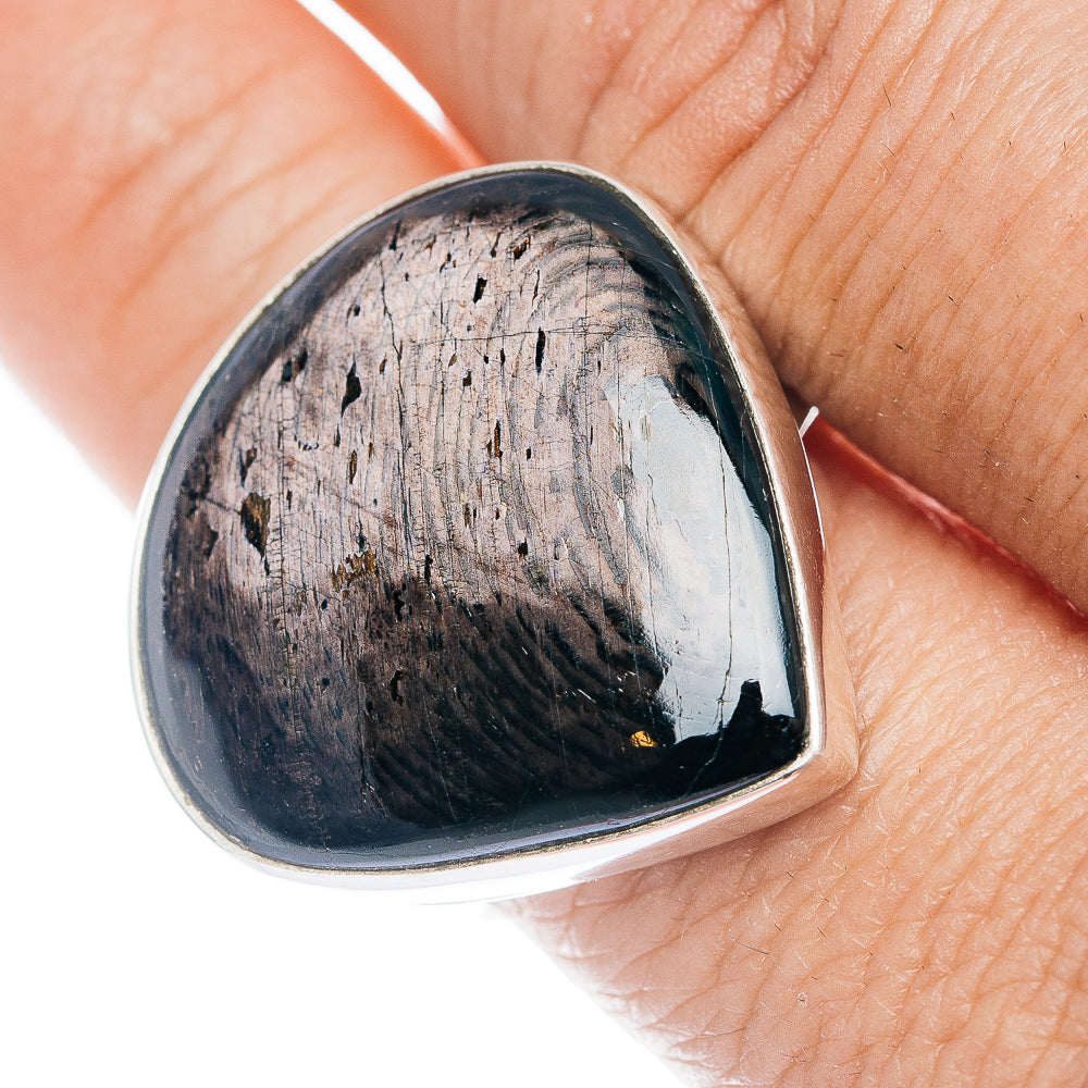 Premium Hypersthene Ring Size 9.5 (.925 Sterling Silver)