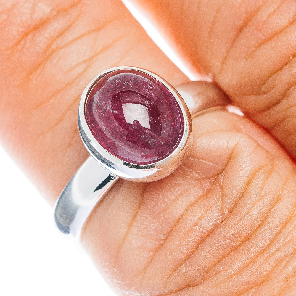 Premium Pink Tourmaline Ring Size 7 (.925 Sterling Silver)