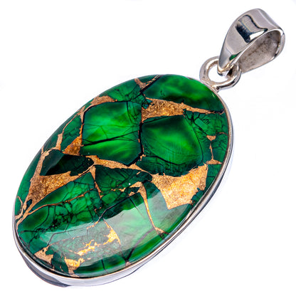 Premium Irish Dahlia Turquoise Pendant 1 5/8" (.925 Sterling Silver)