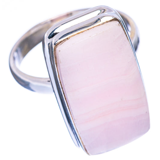 Pink Lace Agate Ring Size 8.75 (925 Sterling Silver) R1930