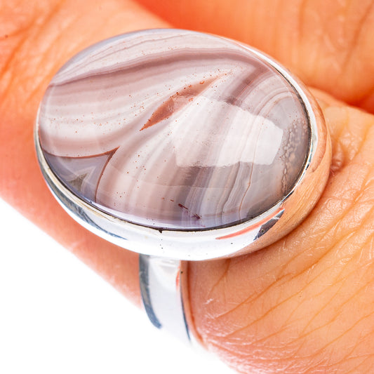 Botswana Agate Ring Size 7 (925 Sterling Silver) R1926
