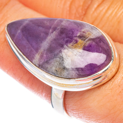 Rare Mexican Purple Opal Ring Size 8 (925 Sterling Silver) R1364
