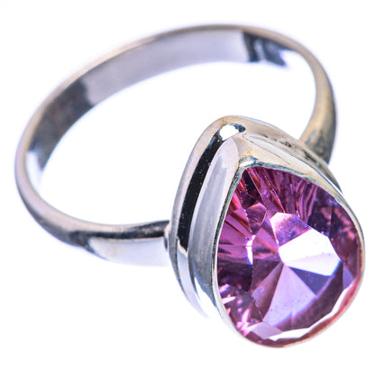 Faceted Color Change Alexandrite (Lab.) Ring Size 8.75 (925 Sterling Silver) RING143426