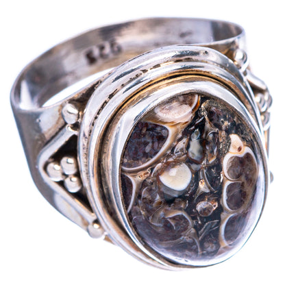 Turritella Agate Ring Size 6.75 (925 Sterling Silver) R146542
