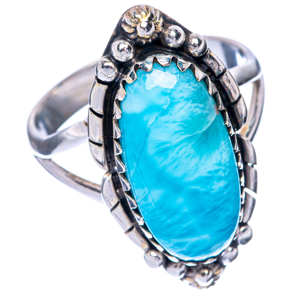 Larimar Ring Size 8 (925 Sterling Silver) R144923