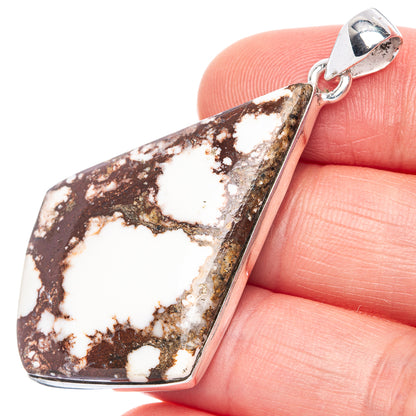 Wild Horse Jasper Pendant 2 1/8" (925 Sterling Silver) P42148