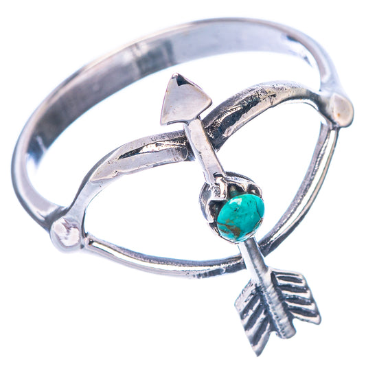 Rare Arizona Turquoise Arrow Ring Size 8.5 (925 Sterling Silver) R1542