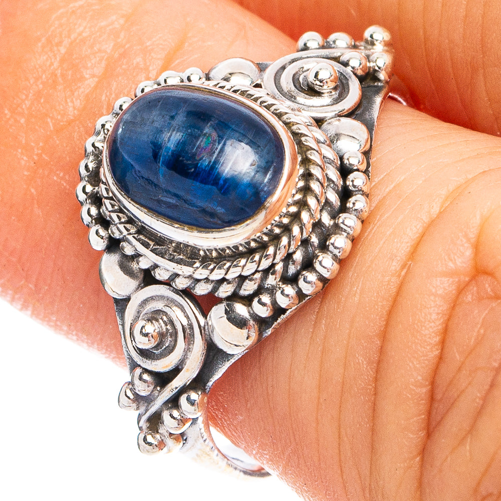 Dainty Kyanite Ring Size 6.25 (925 Sterling Silver) R8710