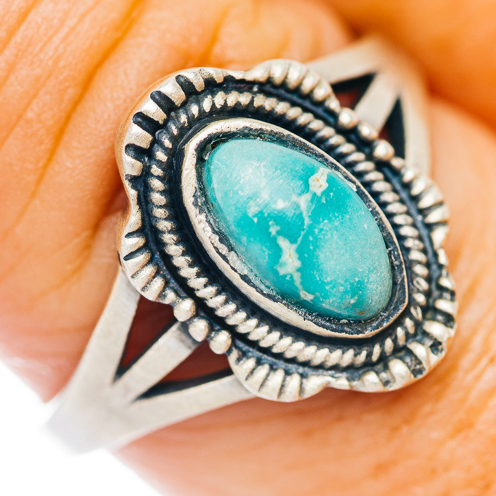 Mojave Turquoise Ring Size 9 (.925 Sterling Silver)