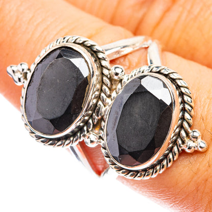 Black Onyx Ring Size 7.75 (925 Sterling Silver) R142797