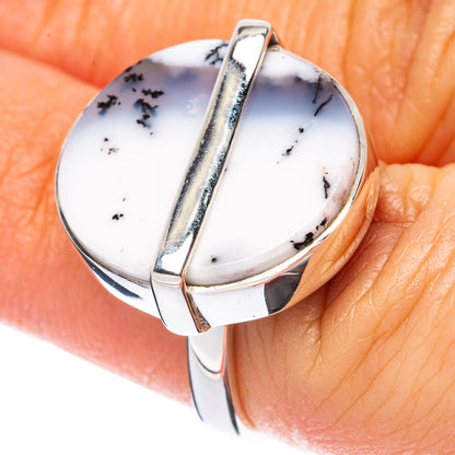 Asc Premium Dendritic Opal Ring Size 5.75 (925 Sterling Silver) R3484