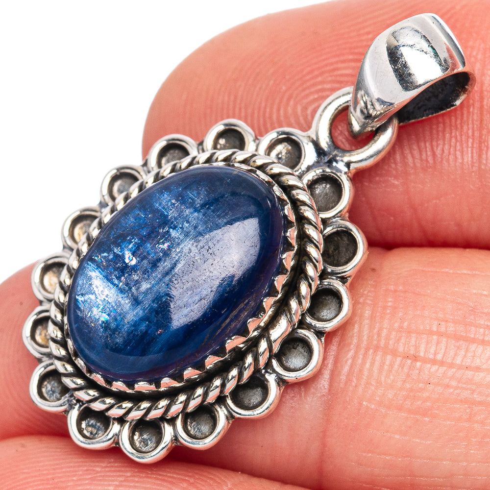 Kyanite Pendant 1 1/4" (925 Sterling Silver) P42056