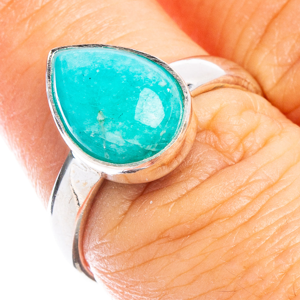 Rare Smithstonite Ring Size 7 (925 Sterling Silver) R6761
