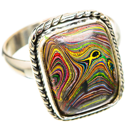 Fordite Ring Size 10.5 (925 Sterling Silver) RING138395