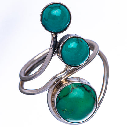 Tibetan Turquoise Ring Size 5 (925 Sterling Silver) R146512