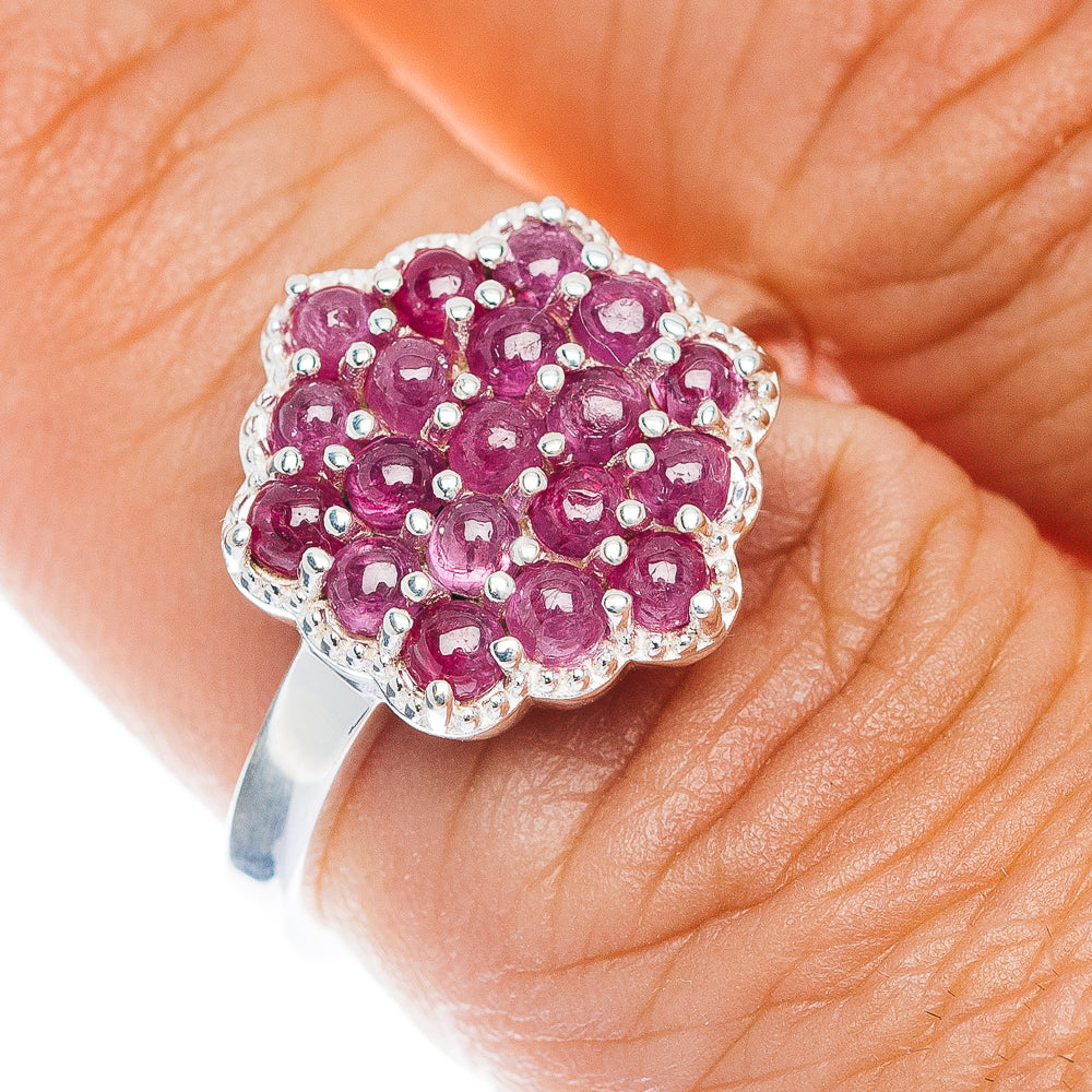 Premium Burmese Ruby Ring Size 8 (.925 Sterling Silver)