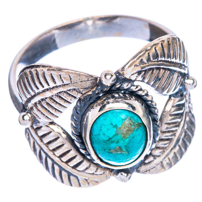 Rare Kingman Turquoise Ring Size 8.5 (925 Sterling Silver) R147153