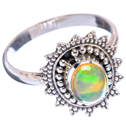 Rare Ethiopian Opal Ring Size 8.5 (.925 Sterling Silver)