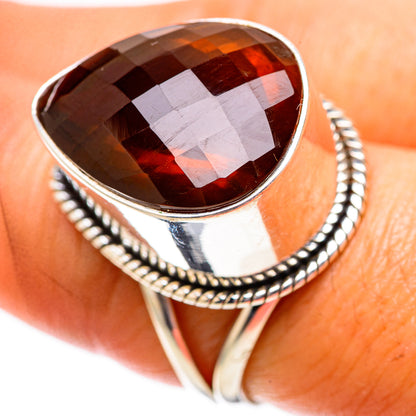 Large Mandarin Citrine Ring Size 8 (925 Sterling Silver) RING137941