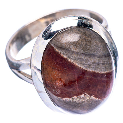 Mushroom Rhyolite Ring Size 7.75 (925 Sterling Silver) R146540