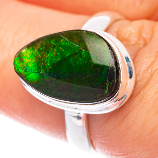 Ammolite Ring Size 7 (925 Sterling Silver) R144983