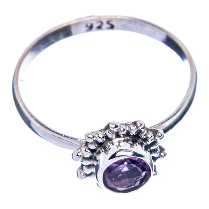Faceted Amethyst Dainty Ring Size 5.5 (925 Sterling Silver) R145445