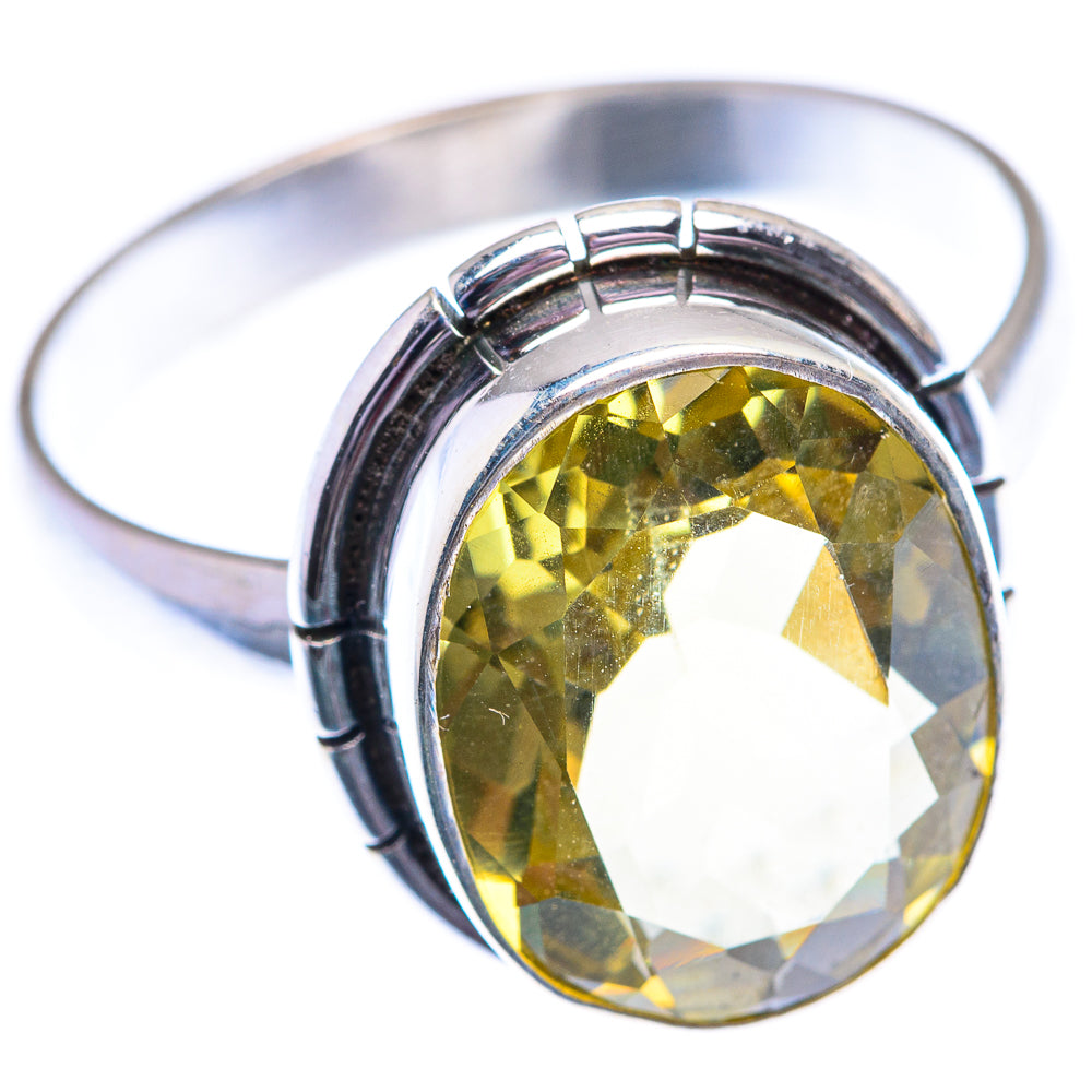 Faceted Citrine 925 Sterling Silver Ring Size 11.5 (925 Sterling Silver) RING140369