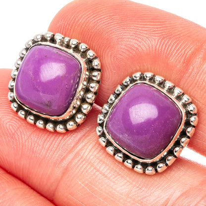Phosphosiderite Earrings 1/2" (925 Sterling Silver) E1535