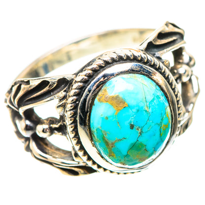 Chrysocolla 925 Sterling Silver Ring Size 7.5 (925 Sterling Silver) RING139360