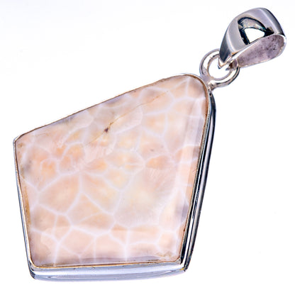 Natrolite Pendant 1 5/8" (925 Sterling Silver) P40971
