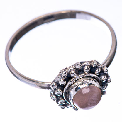 Rose Quartz Dainty Ring Size 8.5 (925 Sterling Silver) R145177