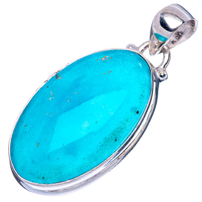 Rare Smithsonite 925 Sterling Silver Pendant 1 1/2" (925 Sterling Silver) P42603