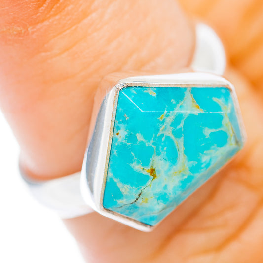Mojave Turquoise Ring Size 6 (.925 Sterling Silver)