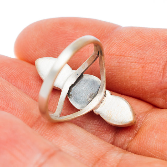 Sonoran Gold Turquoise, White Buffalo Turquoise Ring Size 9 (.925 Sterling Silver)
