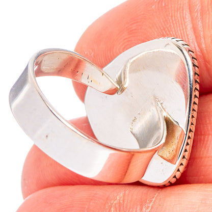 Sonoran Gold Turquoise Native Style Ring Size 7 Adjustable (.925 Sterling Silver) Exclusive