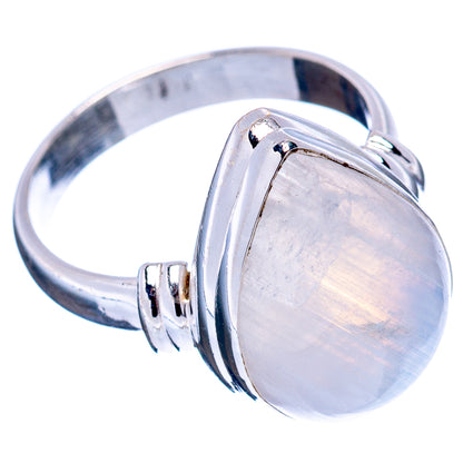 Rainbow Moonstone Ring Size 7.5 (.925 Sterling Silver)