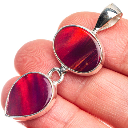 Aura Opal Pendant 1 3/4" (925 Sterling Silver) P39320