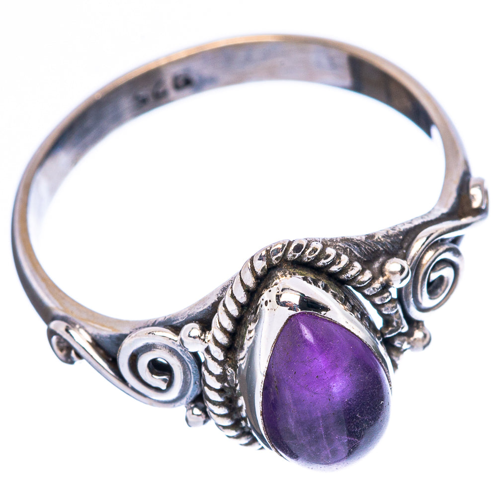 Amethyst Dainty Ring Size 8 (925 Sterling Silver) R5172