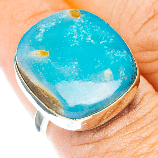 Peruvian Opal Ring Size 7.75 (German Silver)