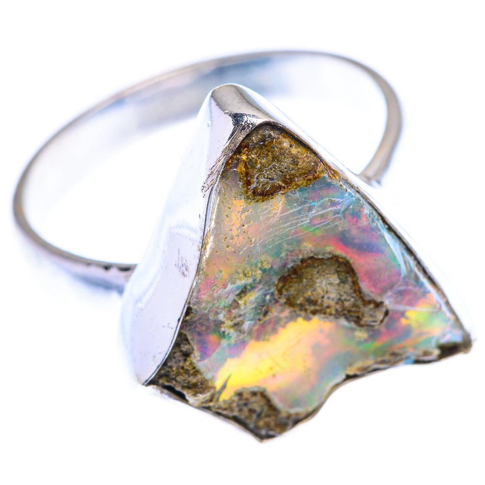 Raw Ethiopian Opal 925 Sterling Silver Ring Size 8 (925 Sterling Silver) RING140303