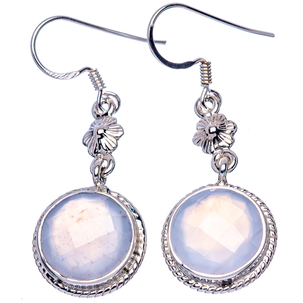 Asc Premium Rainbow Moonstone Earrings 1 3/4" (925 Sterling Silver) E1343