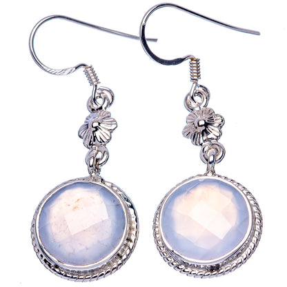 Asc Premium Rainbow Moonstone Earrings 1 3/4" (925 Sterling Silver) E1343