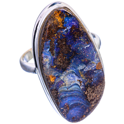 Large Boulder Opal Ring Size 11.25 (925 Sterling Silver) R142354