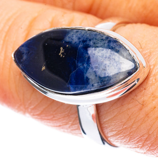 Sodalite Ring Size 8 (925 Sterling Silver) R3002