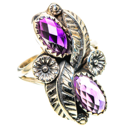 Faceted Amethyst Ring Size 6.25 (925 Sterling Silver) RING138563