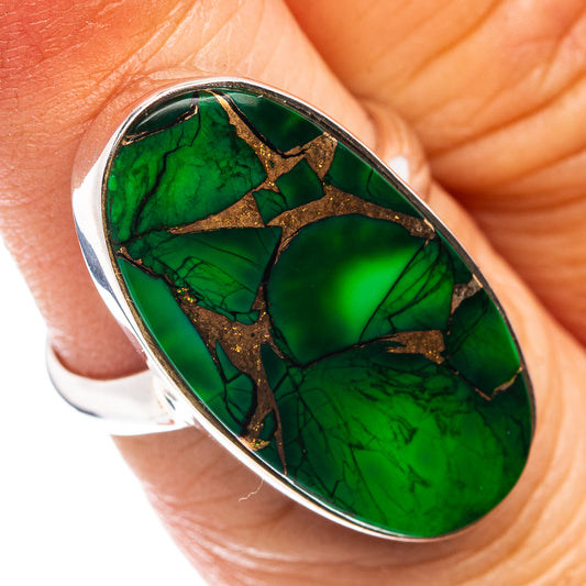 Premium Irish Dahlia Turquoise Ring Size 6 Adjustable (.925 Sterling Silver)